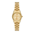 Michael Kors Lexington Analog Gold Dial Gold Steel Strap Watch for Women - MK4741