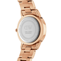 Daniel Wellington Iconic Link Pink Dial Rose Gold Steel Strap Watch For Women - DW00100335