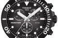 Tissot Seastar 1000 Chronograph Black Dial Black Rubber Strap Watch For Men - T120.417.37.051.02