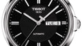 Tissot Automatics III Black Dial Silver Steel Strap Watch For Men - T065.430.11.051.00