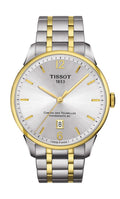Tissot Chemin Des Tourelles Powermatic 80 Silver Dial Two Tone Steel Strap Watch For Men - T099.407.22.037.00