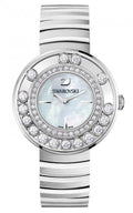 Swarovski Lovely Crystal Mother of Pearl Dial Silver Steel Strap Watch for Women - 1160307