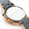 Marc Jacobs Rock Chronograph Grey Dial Grey Silicone Strap Watch for Women - MBM2550