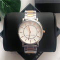Marc Jacobs Roxy Silver Dial Two Tone Steel Strap Watch for Women - MJ3551