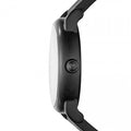 Emporio Armani Luigi Quartz Black Dial Black Silicon Strap Watch For Men - AR11071