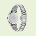 Gucci G Timeless Quartz Gold Dial Silver Steel Strap Watch for Women - YA1265035