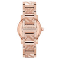 Burberry The City Rose Gold Dial Rose Gold Steel Strap Watch for Women - BU9235