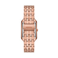Fossil Raquel Three Hand Date Brown Dial Rose Gold Steel Strap Watch For Women - ES5323