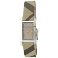 Burberry The Pioneer Grey Dial Leather Strap Watch for Women - BU9504