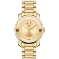 Movado Bold Gold Dial Gold Steel Strap Watch for Women - 3600323