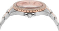 Michael Kors Everest Three Hand Rose Gold Dial Two Tone Steel Strap Watch For Women - MK7402