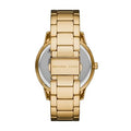 Michael Kors Tibby Three Hand Gold Dial Gold Steel Strap Watch For Women - MK6879
