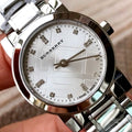 Burberry The City Silver Dial Silver  Steel Strap Watch for Women - BU9213
