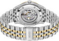 Hugo Boss Principle Skeleton Silver Dial Two Tone Steel Strap Watch for Men - 1514237