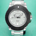 Emporio Armani Bracelet Collection Black Dial Silver Steel Strap Watch For Men - AR5970