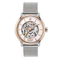 Maserati Epoca Automatic White Dial Silver Mesh Bracelet Watch For Men - R8823118001