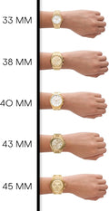 Michael Kors Camille Analog Silver Dial Rose Gold Steel Strap Watch for Women - MK4810