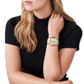 Michael Kors Bradshaw Gold Dial Gold Steel Strap Watch for Women - MK5605