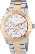 Guess BFF Multifunction Silver Dial Two Tone Steel Strap Watch for Women - W0231L5