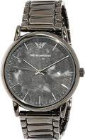 Emporio Armani Luigi Analog Grey Dial Grey Steel Strap Watch For Men - AR11155