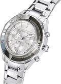 Swarovski Dextera Chronograph Silver Dial Silver Steel Strap Watch for Women - 5641297
