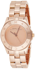 Marc Jacobs Blade Rose Gold Dial Rose Gold Steel Strap Watch for Women - MBM3127