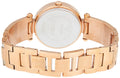 Guess Muse Quartz Silver Dial Rose Gold Steel Strap Watch For Women - W1008L3