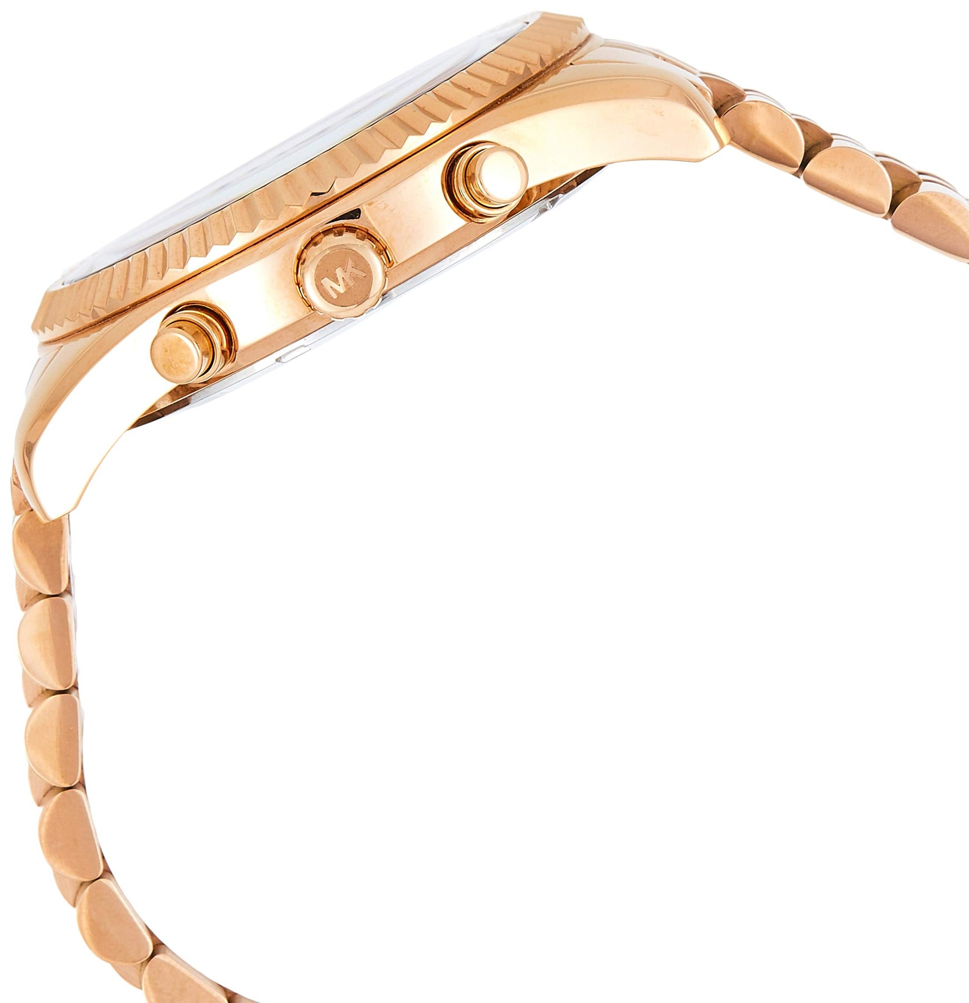 Michael Kors Lexington Rose Gold Dial Rose Gold Steel Strap Watch for Men - MK8319