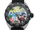 Tag Heuer Formula 1 Alec Monopoly Special Edition Black Rubber Strap Watch for Men - WAZ1119.FT8023