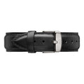 Daniel Wellington Classic Sheffield White Dial Black Leather Strap Watch For Men - DW00100020