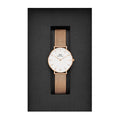 Daniel Wellington Classic Petite Melrose White Dial Rose Gold Mesh Bracelet Watch For Women - DW00100163