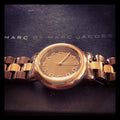 Marc Jacobs Marci Gold Dial Gold Steel Strap Watch for Women - MBM3098