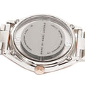 Marc Jacobs Tether Transparent White Dial Two Tone Steel Strap Watch for Women - MBM3436