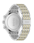 Hugo Boss Gregor Chronograph Green Dial Two Tone Steel Strap Watch For Men - 1514081