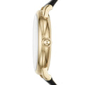 Marc Jacobs Roxy Black Dial Black Leather Strap Watch for Women - MJ1592