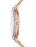 Michael Kors Darci Rose Gold Dial Rose Gold Steel Strap Watch for Women - MK3439