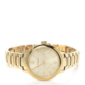 Burberry The Classic Champagne Dial Gold Steel Strap Watch for Women - BU10109