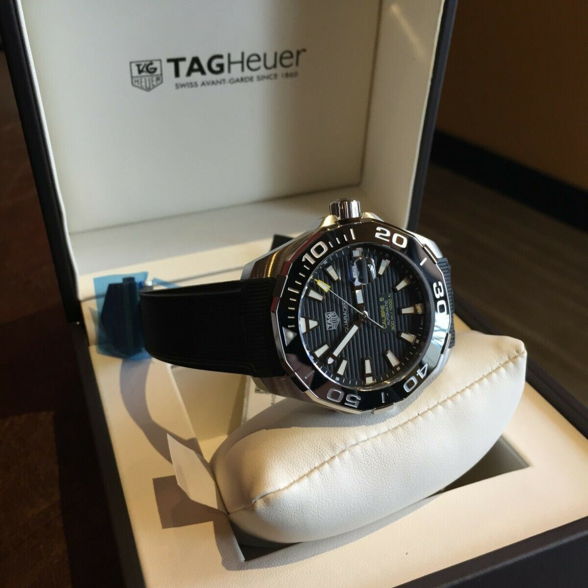 Tag Heuer Aquaracer Black Dial Watch for Men - WAY201A.FT6142