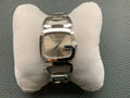 Gucci G Brown Square Brown Dial Silver Steel Strap Watch For Women - YA125402