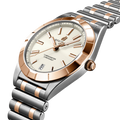 Breitling Chronomat Automatic 36 White Dial Two Tone Steel Strap Watch for Women - U10380101A1U1