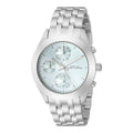 Marc Jacobs Peeker Chronograph Silver Dial Silver Steel Strap Watch for Women - MBM3371