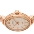 Marc Jacobs Sally White Dial Rose Gold Steel Strap Watch for Women - MBM8643