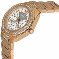 Guess Viva Diamonds Gold Dial Gold Steel Strap Watch for Women - W0111L2