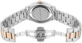 Marc Jacobs Tether Transparent White Dial Two Tone Steel Strap Watch for Women - MBM3436