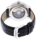 Tissot Carson Powermatic 80 White Dial Black Leather Strap Watch For Men - T085.407.16.013.00
