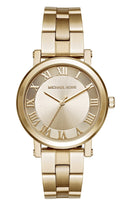 Michael Kors Norie Gold Dial Gold Steel Strap Watch for Women - MK3560