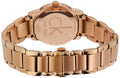 Calvin Klein City White Mother of Pearl Dial Rose Gold Steel Strap Watch for Women - K2G23646