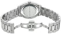 Marc Jacobs Tether Transparent Silver Dial Silver Steel Strap Watch for Women - MBM3412