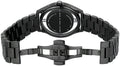 Marc Jacobs Tether Transparent Black Dial Black Steel Strap Watch for Women - MBM3415