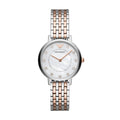 Emporio Armani Mother of Pearl Dial Two Tone Stainless Steel Watch For Women - AR11094